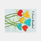 Poolse grootmoeder Bushia Fleece Blanket Deken (Voorkant (Horizontaal))