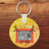 Poolse grootmoeder houdt van mijn baby Dragonfly Sleutelhanger (Achterkant)