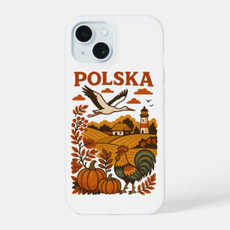 Poolse Herfst Volks Platteland iPhone 15 Hoesje