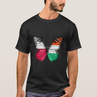 Poolse Hongaarse Vlag Vlinder T-shirt