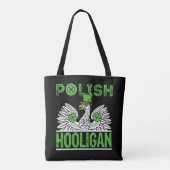 Poolse Hooligan St. Patrick's Day Draagtas (Achterkant)