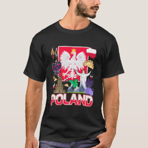 Poolse ideeën voor vrouwen Poolse folk Polen F T-shirt