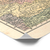 Poolse  kaart 1923 poster (Hoek)