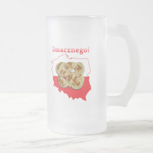 Poolse kaart Pierogi Smacznego Matglas Bierpul