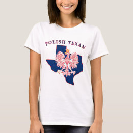 Poolse kaart voor textian Eagle T-shirt