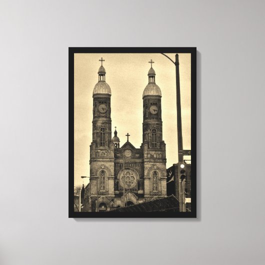Poolse kerk canvas afdruk (Voorkant)