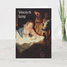 Poolse Kerstkaart - Boże Narodzenie
