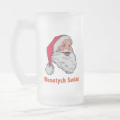 Poolse kerstman matglas bierpul (Links)