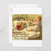 POOLSE KERSTMIS ONTWERPT 2 FEESTDAGENKAART (Voorkant / Achterkant)