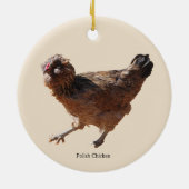 Poolse kip ornament (Achterkant)