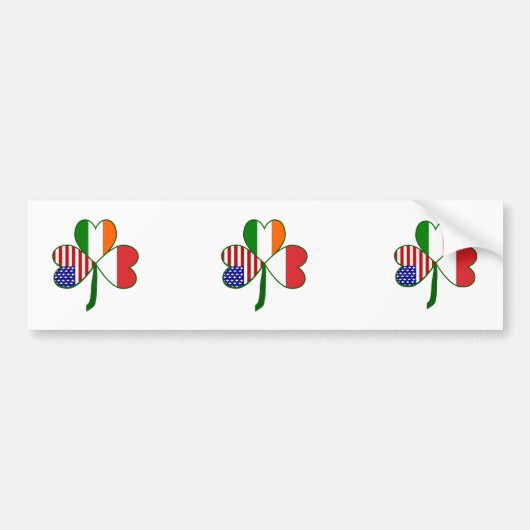 Poolse Klaver Bumpersticker (Voorkant)