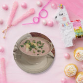 Poolse Koude Bieten Soep papier borden Chlodnik Papieren Bordje (Feest)