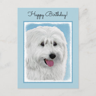 Poolse Laaglandschilderkunst - Dog Art Briefkaart