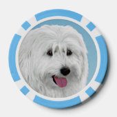 Poolse Laaglandschilderkunst - Dog Art Poker Chips (Achterkant)