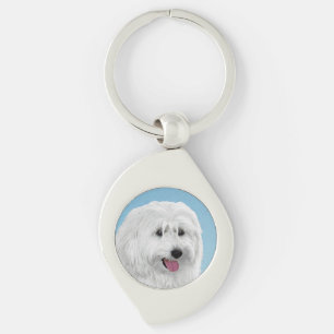 Poolse Laaglandschilderkunst - Dog Art Sleutelhanger