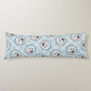 Poolse Lowland Sheepdog Schilderen Originele Hond  Lichaamskussen