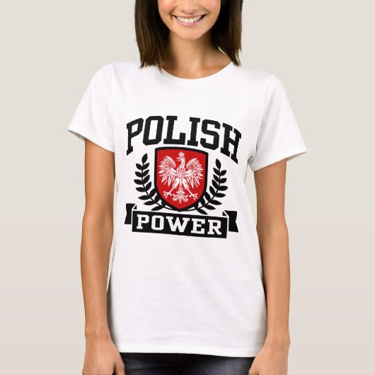 Poolse macht t-shirt (Voorkant)