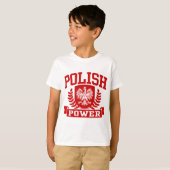 Poolse macht t-shirt (Voorkant volledig)