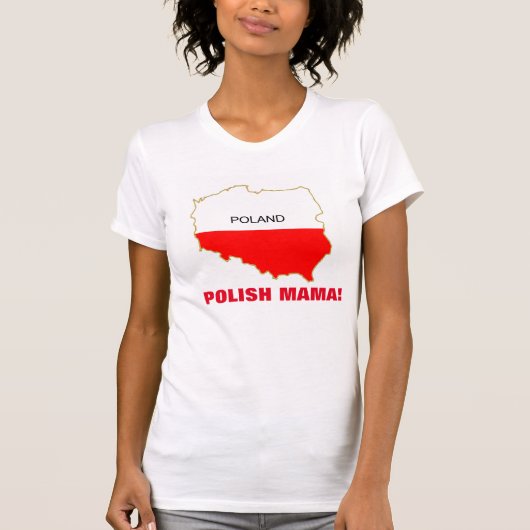 POOLSE MAMA! T-SHIRT (Voorkant)