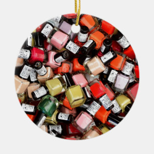 Poolse Manicurist Nail Salon Keramisch Ornament