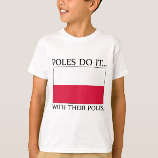 Poolse mannen doen het... met hun polen t-shirt