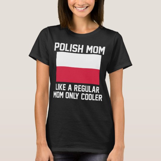 Poolse moeder t-shirt (Voorkant)