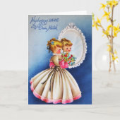  Poolse Moederdag Kaart (Gele Bloem)