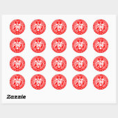 Poolse Onmogelijke Missie Force Ronde Sticker (Vel)