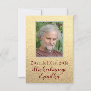 Poolse opa verjaardag kartka urodzinowa życzenia