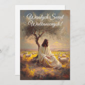 Poolse Pasen Wesolego Alleluja Kaart (Voorkant / Achterkant)