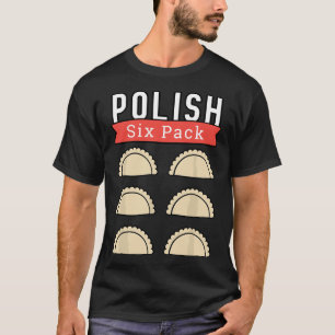 Poolse Pierogi Six Pack Grappige ABS gym T-shirt