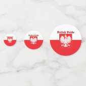 Poolse pride Eagle Confetti (Achterkanten)