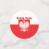 Poolse pride Eagle Confetti (Kleine voorkant)