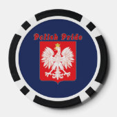 Poolse pride Eagle Poker Chips (Achterkant)