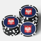 Poolse pride Eagle Poker Chips (Opstapeling)