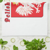 Poolse pride Eagle Theedoek (Gevouwen)