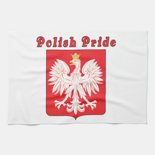 Poolse pride Eagle Theedoek (Horizontaal)