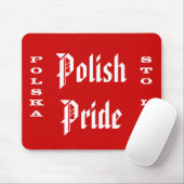 Poolse Pride Polska Sto Lat Muismat (Met muis)