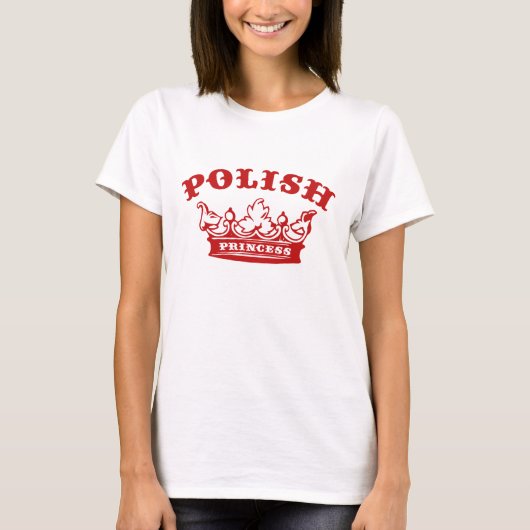 Poolse prinses t-shirt (Voorkant)