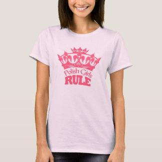 Poolse regel voor meisjes t-shirt