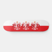 Poolse rode adelaars skateboard (Horizontaal)