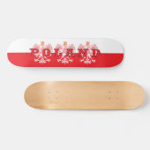 Poolse rode adelaars skateboard (Horizontaal)