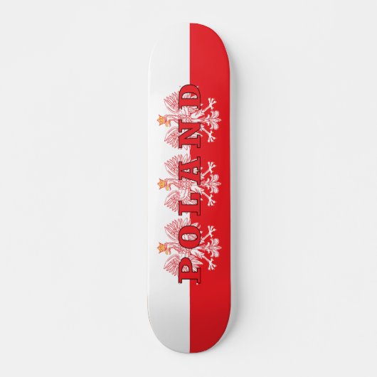 Poolse rode adelaars skateboard (Voorkant)