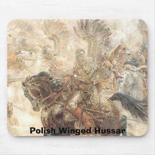 Poolse scharnige Hussar Muismat (Voorkant)