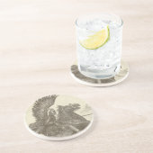 Poolse scharnige Hussar Zandsteen Onderzetter (Zijkant)