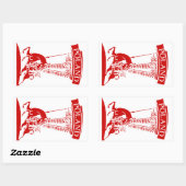 Poolse scharrelaar Rechthoekige Sticker (Vel)