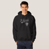 Poolse sportstijl hoodie (Voorkant volledig)