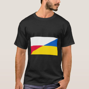 Poolse Steun Voor Oekraine Oekraïense Vlag En Pola T-shirt