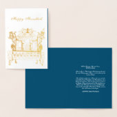 Poolse synagoge Hanukkah Lamp Folie Kaarten (Display)