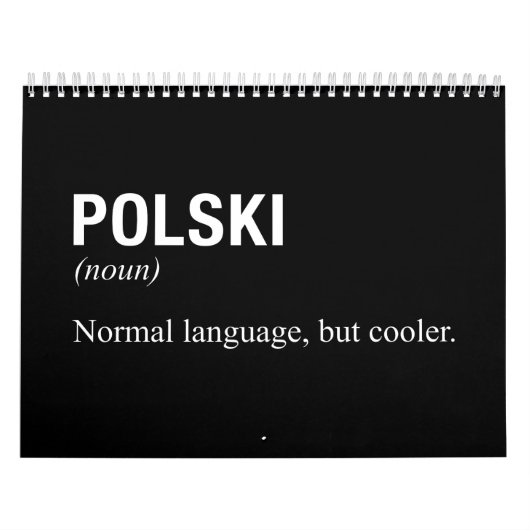 POOLSE taal Kalender (Hoes)